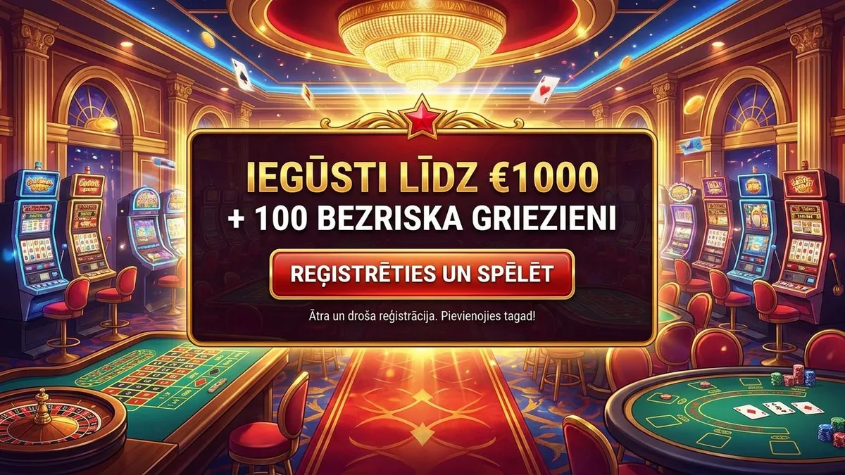 Reģistrācija ar bonusu